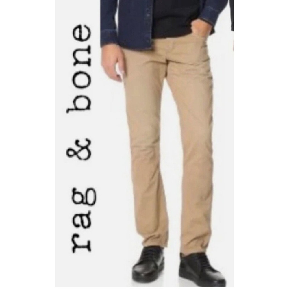 Rag & Bone Chino Pants Mens 30 Beige Slim Fit Casual Minimalist M1723O060BEI